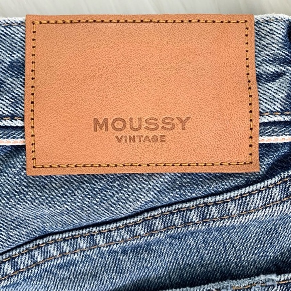 MOUSSY VINTAGE Upland Cut Off Denim Shorts SIZE 23 NWT - Picture 9 of 13
